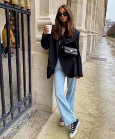 Denim On Denim, Outfit Trends, Mode Inspo, Trend Fashion, 가을 패션, Looks Style, Mode Inspiration, Winter Fashion Outfits