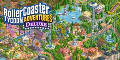 roller coaster tycoon adventures deluxe is shown in this screenshot from the game