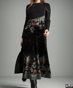 Fisdy - Floral Print Long Sleeve Bodycon Maxi Dress Asymmetrical Sleeves, Floryday Vestidos, Maxi Shift Dress, Airy Dress, Fitted Maxi Dress, Traje Casual, Dress Stores Online, Bodycon Maxi Dresses, Maxi Dress Online