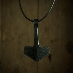 Thors hammer, mjölnir, mjolnir, iron pendant, forged necklace, viking collier, viking jewelry, viking necklace, viking pendant, thor #MensNecklace #mjölnir #amulet #thor #BlacksmithMade #mjolnir #VikingPaganJewelry #symbol #handmade #viking Forging Ideas, Iron Forge