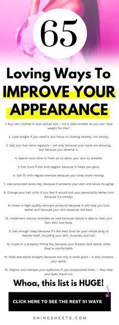 Ways To Improve Your Appearance, Improve Your Appearance, Improve Your Style, Attraction Money, How To Love Yourself, How To Love, Self Care Activities, Beauty Ideas