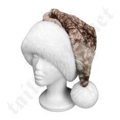 Fawn Minky Plush Santa Hat Introducing the Fawn Minky Plush Santa Hat!  Featuring an intricately textured, embossed design, inspired by the Christmas Fawn. This luxurious, silky minky captures the dappled beauty of these charming creatures with a mixture of brown, ivory and beige. Made with a very soft and dense snow white faux rabbit fur brim. Lined with soft, white fleece sherpa fabric for extra comfort and warmth! Last but not least, care is taken in crafting these gorgeous Santa hats with a Sherpa Fabric, Santa Hats, White Fleece, Embossed Design, Minky Fabric, Rabbit Fur, Colorado Springs, Gorgeous Design, Soft White