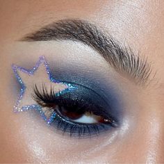 4th Of July Makeup, Star Makeup, Smink Inspiration, Eye Makeup Designs, Edgy Makeup