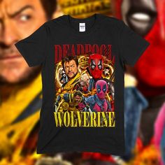 Deadpool and Wolverine T-Shirt only on my Etsy Chris Evans Human Torch, Universal Tshirts, Wolverine T Shirt, Deadpool Shirt, Wesley Snipes, Deadpool And Wolverine, Human Torch, Junior Fashion