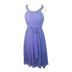 Mori Lee By Madeline Gardner Sleeveless Chiffon Dress In Lilac Purple Size 7/8 Never Worn Great Condition. No Flaws. Dress Has A Removable Flower Chiffon Pin. Pre Owned Great Condition Smoke Free Home Measured Laying Flat: Bust: 32 Waist: 27” Hip: 45” Sleeves: None Sleeve Length: None Front Length: 40” Back Length: 33” Material: 100% Polyester *Photo's Might Make Certain Items Or Colors Appear Slightly Brighter Or Slightly Darker Than It Actually Is Due To Flash And/Or Lighting. Madeline Gardner, Morilee By Madeline Gardner, Sleeveless Chiffon Dress, Mori Lee, Chiffon Dress, Lilac, Prom Dresses, Chiffon, Sleeve Length