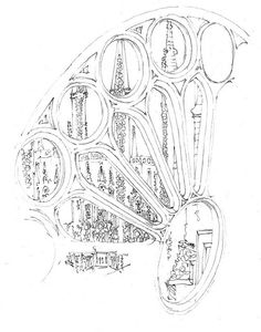 an image of a drawing of different types of scissors