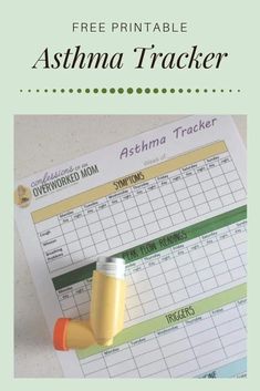 Symptoms Tracker, Symptom Tracker, Tracker Free, Allergy Asthma, Breathing Problems, Reading Day, Health Tracker