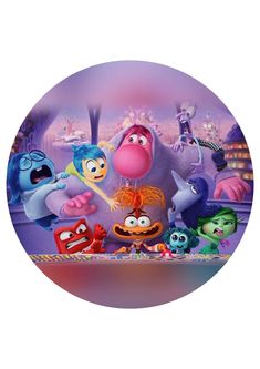 the smurfs movie poster on a white background with an orange and blue circle