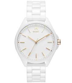 Shop for MVMT Women's Coronada White Ceramic Bracelet Watch at Dillard's. Visit Dillard's to find clothing, accessories, shoes, cosmetics & more. The Style of Your Life. Minimalist Watch Women, Movado Womens Watch, White Watches, White Watches Women, Classic Jewelry Pieces, Slim Watches, Ceramic Watch, White Watch, Blue Light Glasses