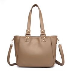 Place Of Origin : HE BEI  Province Types of bags : Shoulder Crossbody Bags Place Of Origin : HE BEI Province Occasion : Versatile Model Number : Fashion High Quality Leather Tote Bag Solid Color Luxury Design Soft L Exterior : Solid Bag Interior : Cell Phone Pocket,Interior Zipper Pocket Hardness : SOFT Closure Type : zipper Pattern Type : Solid Gender : WOMEN Style : Casual Decoration : rivet Number of Handles/Straps : Single Lining Material : Organic Cotton Handbags Type : Shoulder Bags Main M Bags With Detachable Strap For Fall, Solid Color Bags With Detachable Strap For Fall, Crossbody Faux Leather Bag With Top Carry Handle, Soft Leather Handheld Bags For Fall, Handheld Soft Leather Bags For Fall, Fall Soft Leather Handheld Bag, Faux Leather Satchel Baguette Bag For Travel, Faux Leather Shoulder Satchel, Large Capacity Satchel Baguette Bag For Fall