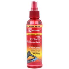 Fantasia Heat Protector Straightening Spray maintains the prefect moisture balance while using heat appliances. Protects hair against damage from blow dryers, flat irons, curling irons and other hot tools. Leaves hair smooth, frizz free and shiny, even in humid conditions. Fantasia Heat Protector Straightening Hair Polisher Enriched with Aloe and Vitamin E Leaves hair silky soft with vibrant shine Eliminates frizz Prevents static and reduces drying time Improves body and manageability Hair Shiel