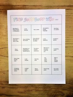 Children's Church Icebreaker Game - Children's Ministry Deals Kids Ministry Games, Teen Bible Study, Childrens Ministry Deals, Childrens Ministry Curriculum, Church Games, Church Inspiration, Youth Room, Ice Breaker Games, Ministry Ideas