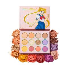 🌙 SAILOR MOON x COLOURPOP Pretty Guardian Shadow Palette, Brand New, Never Used. Condition is New. Shipped with USPS First Class Package. No Returns-All Sales are Final. Sailor Moon Makeup, Anime Moon, Colourpop Eyeshadow Palette, Colourpop Eyeshadow, Light Gold Color, Moon Collection, Soft Corals, 90s Nostalgia, Perfect Palette