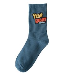 Free Size Material: Cotton, Polyester Crew Socks Outfit, Y2k Socks, Socks Png, Boogzel Apparel, Skate Socks, Pngs For Moodboards, Egirl Fashion, Sock Outfits, Blue Socks