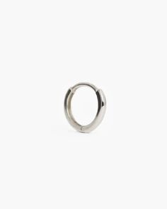 14k Gold Solo Mini Hoop | Quince Minimalist White Gold Huggie Jewelry, Classic Nickel-free Huggie Jewelry, Everyday White Gold Huggie Jewelry, Classic Hypoallergenic Huggie Jewelry, Silver 14k Gold Round Huggie Earrings, Silver Huggie Earrings In 14k Gold, 14k White Gold Hallmarked Huggie Earrings, Minimalist White Gold Small Hoop Jewelry, Minimalist Small Hoop White Gold Jewelry