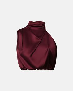 Upgrade your wardrobe with our luxurious Kaye Asymmetric Cowl Neck Top. Ideal for dinner dates, parties, or a stylish office look, this top is sure to become a favourite in your collection. Matching set with the Kaye Maxi Bias Skirt Asymmetric cowl neck Back key hole with two loop buttons at the collar  Balloon hem with elastic Cropped top design  Luxurious satin finish Lightweight fabrication Maroon Top Outfit, Extra Fits, Cute Online Clothing Stores, Model Clothes, Cara Mia, Bias Skirt, Cowl Top, Maroon Top, Dinner Dates