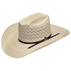 Show off your western style with this beautiful Ariat hat by M & F Western Products. 2-cord chocolate hat band. Rugged and durable design, handcrafted from premium materials. Features Ariat Hat 2 Cord Chocolate Band Mens 20X Double S Western Straw Hat Specifications Material: Leather Sweatband Crown: 4 1/4" Brim: 4 1/4" Western Style Rigid Straw Hat For Rodeo, Western Style Brown Panama Hat, Western Brown Panama Hat, Western Style Straw Hat For Ranch, Western Straw Hat, Ariat Hats, Cowboy Hut, Double S, Straw Cowboy Hat