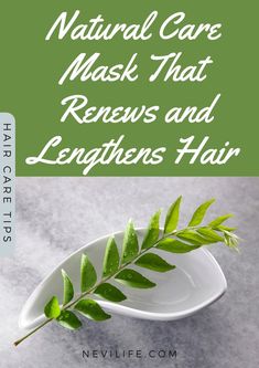 Natural Care Mask That Renews and Lengthens Hair. #haircare #hairtips #skincare #natulramask #renewhair Invest In Your Skin, Minimalist Beauty Routine, Flawless Beauty