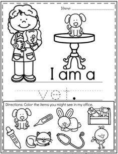 i am a worksheet with pictures and words for children to color, including the letter