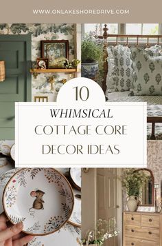 This post is all about whimsical cottage core decor ideas and how you can incorporate whimsical decor into your home to make it fun and unique! Cottage Core Interior, Granny Chic Decor, Cozy Farmhouse Living Room, Cottagecore Living, Chic Living Room Decor, Core Decor, Whimsical Cottage, English Cottage Decor, Cottage Core Decor