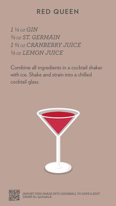 an advertisement for a cocktail bar with information about the ingredients and how to use it