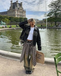 Flannel Outfits, Simple Fall Outfits, Fall Outfit Ideas, A Jacket, New Rock, Jacket Outfit, Outfit Trends, Mode Inspo, 가을 패션