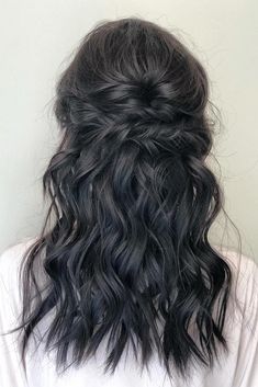 Bohemian Wedding Hairstyles, Boho Wedding Hairstyles, Bohemian Wedding Hair, Dunner Wordend Haar, Wavy Wedding Hair, Wedding Hair Half, Boho Wedding Hair, Best Wedding Hairstyles