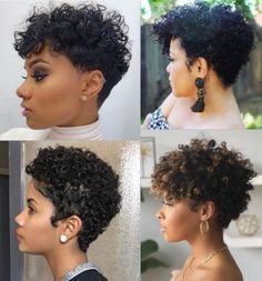 Bem na foto: 56 cortes para cabelos curtos Tapered Natural Hair Cut, Short Natural Curly Hair, Short Wavy Haircuts, Curly Pixie Hairstyles, Tapered Natural Hair, Natural Hair Cuts, Natural Hair Short Cuts, Tapered Haircut, Wavy Haircuts