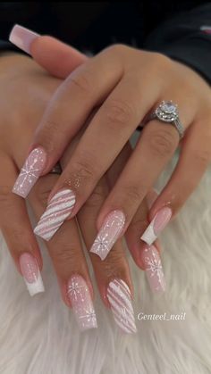 Winter Nail, Gift Coupons, Winter Nails, Beauty Nails, Christmas Nails, Nail Design, Pink Nails, Nail Inspo, Limited Time