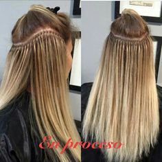 Fusion Extensions, Professional Hair Extensions, Weave Styles, Hair Extentions, Mega Hair, Beaded Earrings Diy, Hair Up Styles, Barbie Fashionista