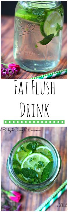 I have been drinking this daily for 2 weeks and I have lost weight! It helps burn fat, helps digestions, and helps with headaches and it is ALL natural - Fat Flush Detox Drink Recipe - Infused Water Fat Flush Drink, Smoothies Vegan, Fat Flush, Help Digestion, Detox Drinks Recipes, Water Recipes, Drink Recipe, Detox Water, Detox Cleanse