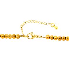 This one is for all of our trendsetters out there! The bead trend is coming in hot, and this choker shows us why. Stainless steel Gold plated Lobster clasp SIZE Length about 14" 2" extender Style Code: PJNK152 Gold Beaded Chain Pearl Choker, Gold Necklaces With Extender, Gold Chain Necklace With Adjustable Round Beads, Adjustable Gold Chain Necklace With Round Beads, Gold Beaded Chain Metal Choker, Gold Beaded Round Choker, Gold Metal Beaded Chain Choker, Gold Metal Choker With Beaded Chain, Adjustable Gold Beads Choker