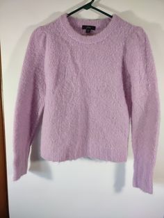 Beautiful lilac alpaca/wool blend sweater from J Crew, size XXS. Long sleeve pullover. So soft. Alpaca--42%, Merino Wool--42%, Polyamide. Please see photos as part of the description.  Feel free to ask any questions you may have.   Thank you and please see my other listings. New items added almost every day. Please note: if you are buying a vintage item, please check measurements. Vintage clothing is generally smaller than modern sizes.  Smoke Free Home. Shipping: I will combine shipping. Please Lavender Crew Neck Sweater For Fall, Lavender Long Sleeve Sweater For Winter, Lavender Long Sleeve Winter Sweater, Winter Heather Crew Neck Sweater, Womens Crewneck, Alpaca Wool, Wool Blend Sweater, Repurpose, Long Sleeve Pullover