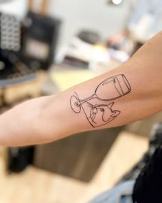 a person with a tattoo on their arm