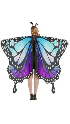 Halloween Butterfly, Halloween Costume Women, Butterfly Costume, Costume Women, Women Halloween, Butterfly Wings, Cape, Halloween Costumes