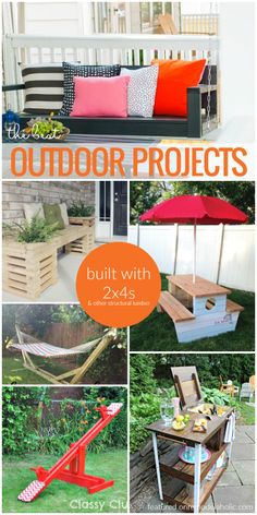 outdoor projects built with 2x4s