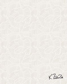 a white wallpaper with wavy lines on it