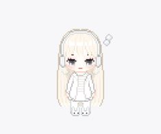 Anime Kid, Coquette Icon, Art Studio Design, Emoji Combinations, Game Outfit, Pixel Art Characters