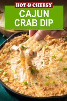 cajun crab dip Cajun Crab Dip Recipe, Shrimp And Crab Dip, Spicy Crab Dip, Cajun Crab Dip, Crab Dip Cold, Hot Crab Dip Recipe, Cajun Crab, Thanksgiving Appetizers Easy