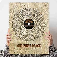 Custom Record Vinyl 50th Anniversary Gifts for Parents 50th Anniversary Gifts For Parents, 50 Years Anniversary Gift, Custom Record, Record Wall Decor, Vinyl Wedding, Vinyl Record Frame, 50 Year Anniversary, Framed Records, Gifts For Parents