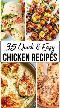 25 quick and easy chicken recipes that are perfect for busy week'snights