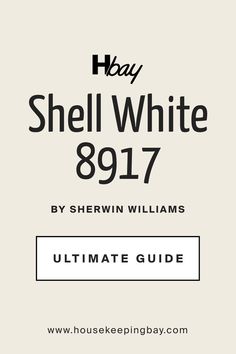 Shell White SW 8917 by Sherwin-Williams. The Ultimate Guide Color Pairs, Agreeable Gray, Kitchen Cabinet Colors, White Doves, White Kitchen Cabinets, Cabinet Colors, Trim Color, Coordinating Colors, White Trim