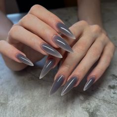 Fancy Nail Art, Witchy Nails, Plain Nails, Punk Nails, Claw Nails, Nails Today, Grunge Nails