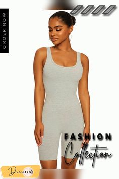 Biker Sleeveless Suspender Tight Short Jumpsuits Romper Sporty Sleeveless Fitted Unitard, Sleeveless Stretch Unitard For Summer, Sporty Sleeveless Gray Bodysuit, Sleeveless Casual Bodysuit For Workouts, Casual Sleeveless Workout Bodysuit, Sleeveless Sporty Unitard, Sleeveless High Stretch Unitard For Summer, High Stretch Sleeveless Summer Unitard, Fitted Sleeveless Unitard For Summer