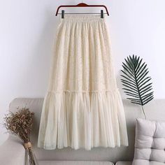 Romantic Skirt, Bohemian Maxi Skirt, Skirt Elegant, Bohemian Maxi, Skirt High Waist, Bridal Shower Dress, High Waist Skirt, Half Skirt, Shower Dresses