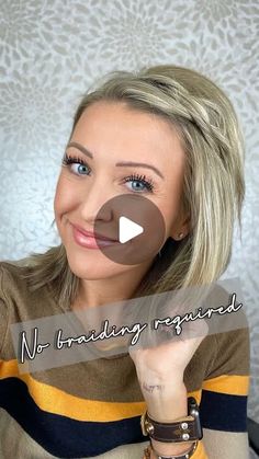 Haircuts For Fine Hair, Hair Videos, Fine Hair, Hair Tutorial, Easy Hairstyles, Braids, Hair Cuts