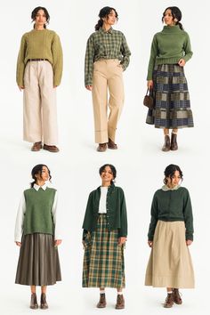 Inspiration in every shade of green. From rich emerald to soft moss, these chic looks are all about effortless style. Olive Green Outfit, Casual Office Attire, Business Professional Outfits, Copenhagen Style, Fall Fits, Minimalist Wardrobe, New Wardrobe, Cute Casual Outfits, Dream Wardrobe