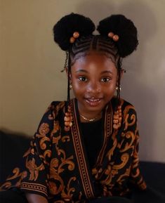 Curly Hairstyles Kids, Black Woman Outfits, Cute Toddler Hairstyles, Kitten Names, Toddler Hairstyles, Hair Puff, Hairstyles Kids