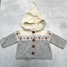 Babies Nordstrom Fair Isle Sweater Cardigan Wtih Adorable Hood. Ivory, Grey, Winter Theme. Nwt. New With Tags. Baby Size 3 Months. *Bundle With Other Items In My Closet For An Extra Discount.* Sparkle Cardigan, Nordstrom Baby, Blush Pink Sweater, Sparkle Sweater, Fair Isle Cardigan, Knit Baby Sweaters, Fitted Cardigan, Yellow Sweater, Fair Isle Sweater