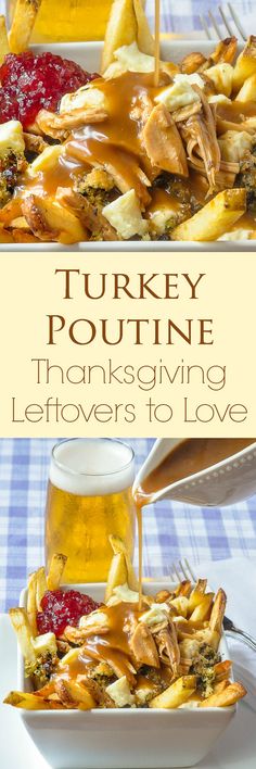 turkey poutine thanksgiving leftovers to love by the foodie cookbook cover